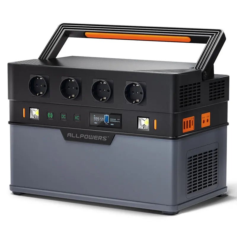 ALLPOWERS Générateur Solaire 1500W (S1500 + SP012 Panneau Solaire 100W) - Vanlife - Store