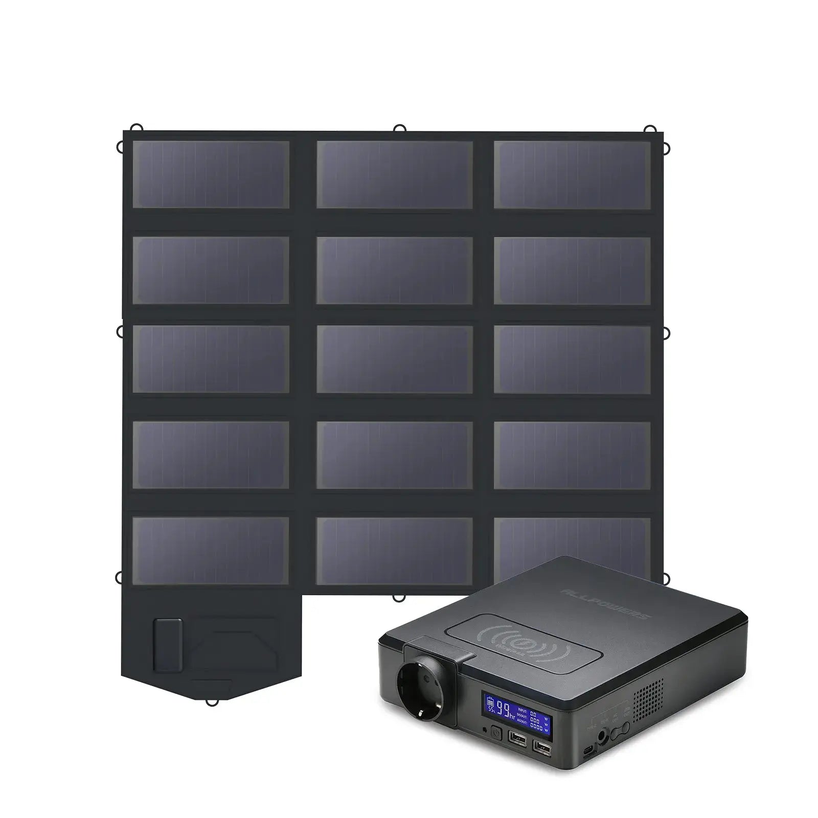ALLPOWERS Générateur Solaire 200W (S200 + SP012 Panneau Solaire 100W) - Vanlife - Store