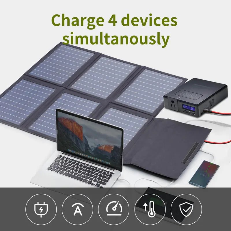 ALLPOWERS Générateur Solaire 200W (S200 + SP026 Panneau Solaire 60W) - Vanlife - Store