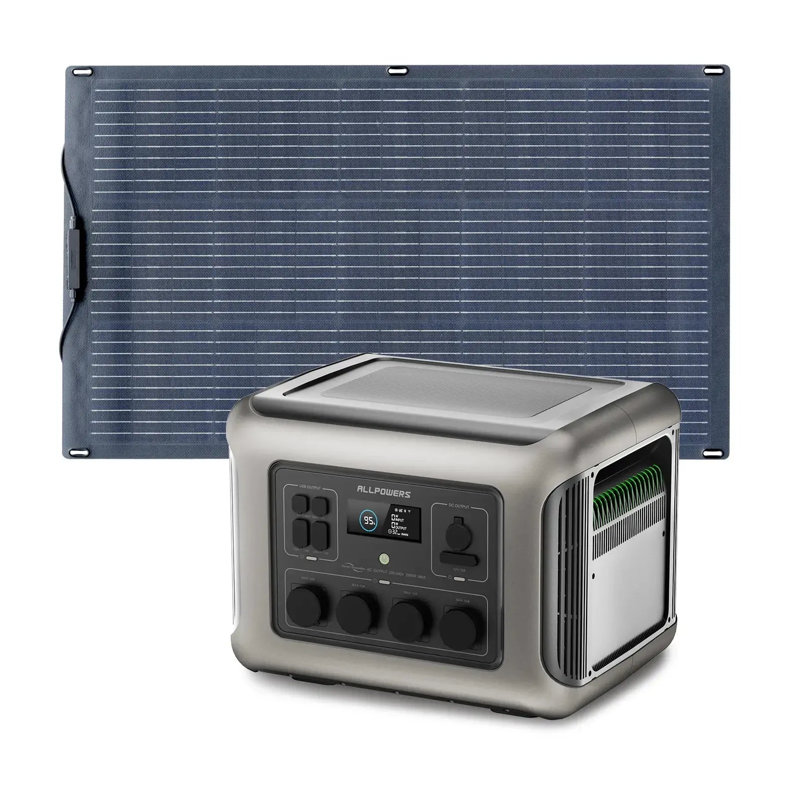 ALLPOWERS Générateur Solaire 2500W (R2500 + SF100 100W Panneau Solaire) - Vanlife - Store