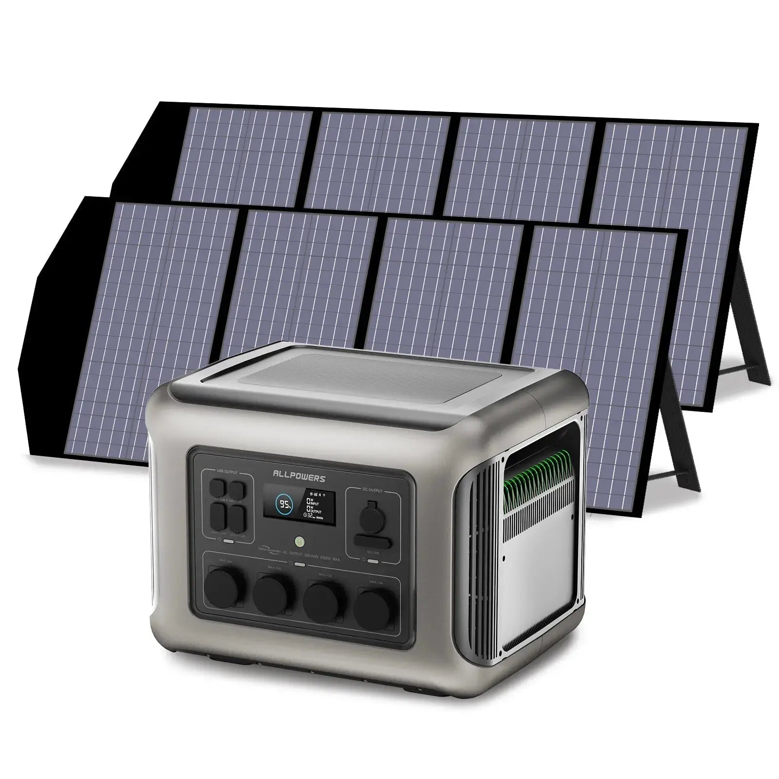 ALLPOWERS Générateur Solaire 2500W (R2500 + SP029 140W Panneau Solaire) - Vanlife - Store