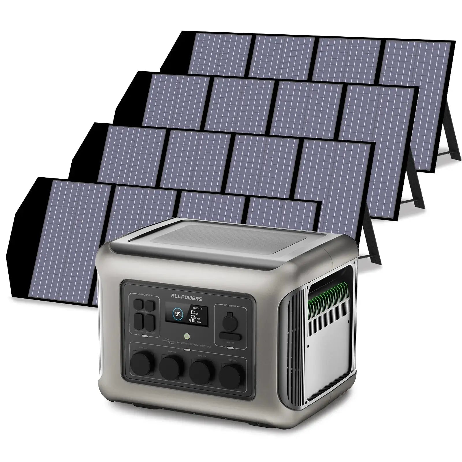 ALLPOWERS Générateur Solaire 2500W (R2500 + SP029 140W Panneau Solaire) - Vanlife - Store