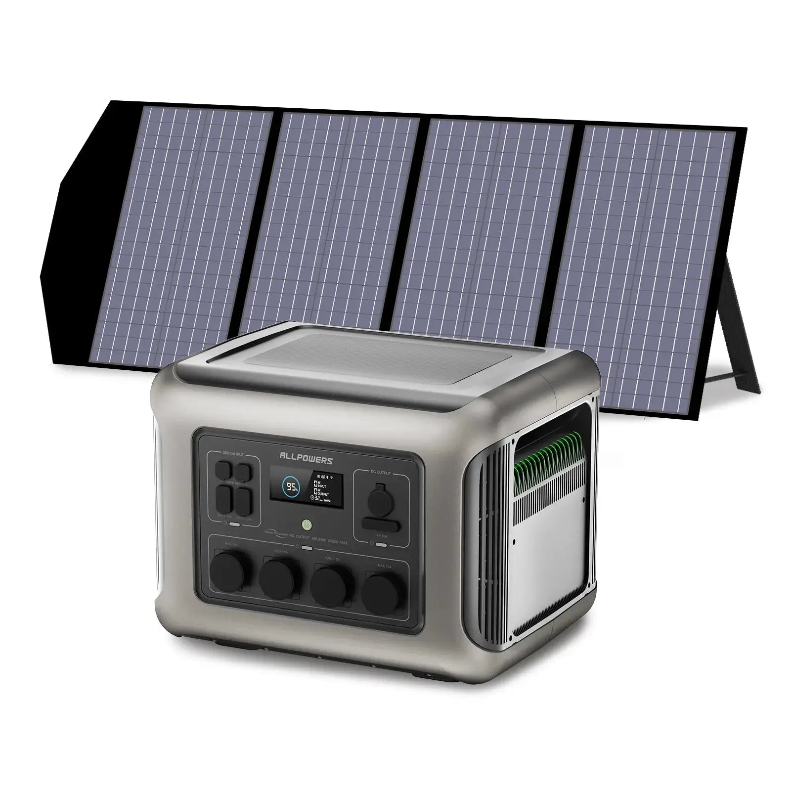 ALLPOWERS Générateur Solaire 2500W (R2500 + SP029 140W Panneau Solaire) - Vanlife - Store