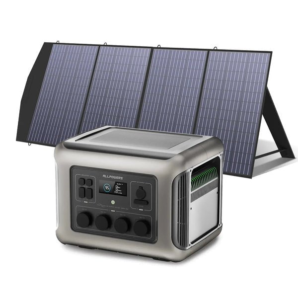 ALLPOWERS Générateur Solaire 2500W (R2500 + SP033 200W Panneau Solaire) - Vanlife - Store