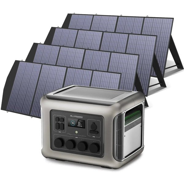 ALLPOWERS Générateur Solaire 2500W (R2500 + SP033 200W Panneau Solaire) - Vanlife - Store