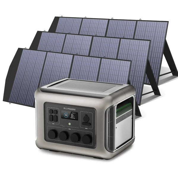 ALLPOWERS Générateur Solaire 2500W (R2500 + SP033 200W Panneau Solaire) - Vanlife - Store