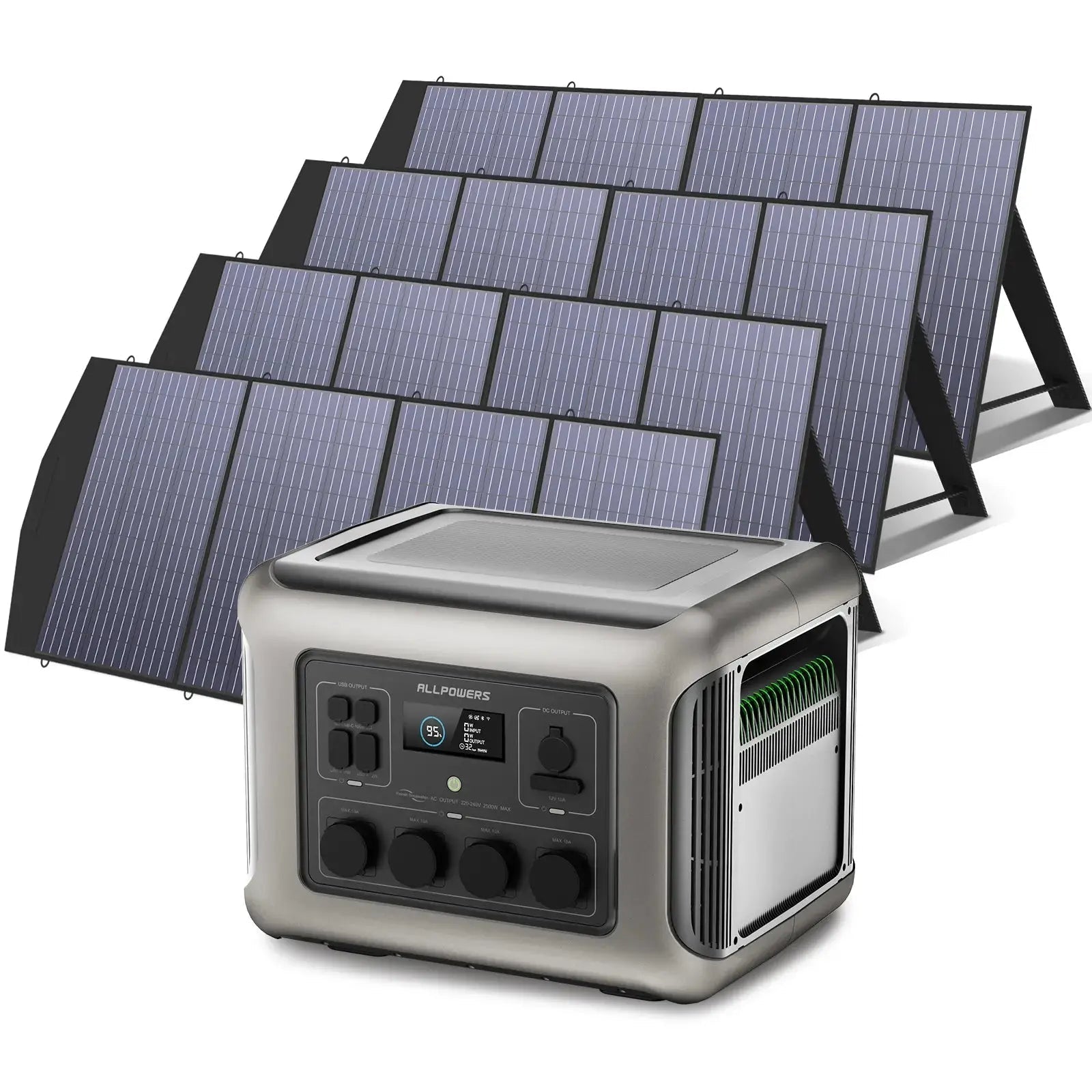 ALLPOWERS Générateur Solaire 2500W (R2500 + SP033 200W Panneau Solaire) - Vanlife - Store