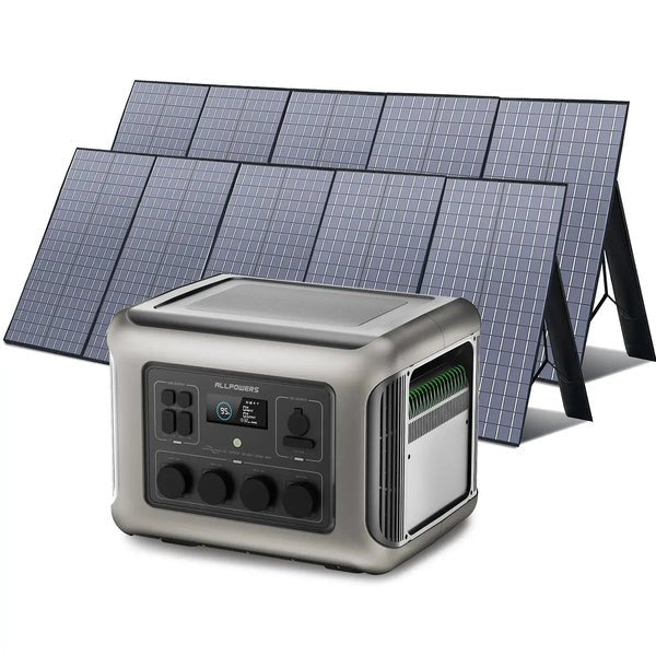 ALLPOWERS Générateur Solaire 2500W (R2500 + SP037 400W Panneau Solaire) - Vanlife - Store
