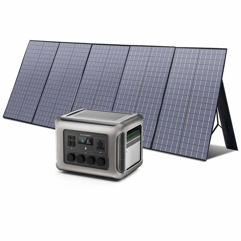 ALLPOWERS Générateur Solaire 2500W (R2500 + SP037 400W Panneau Solaire) - Vanlife - Store