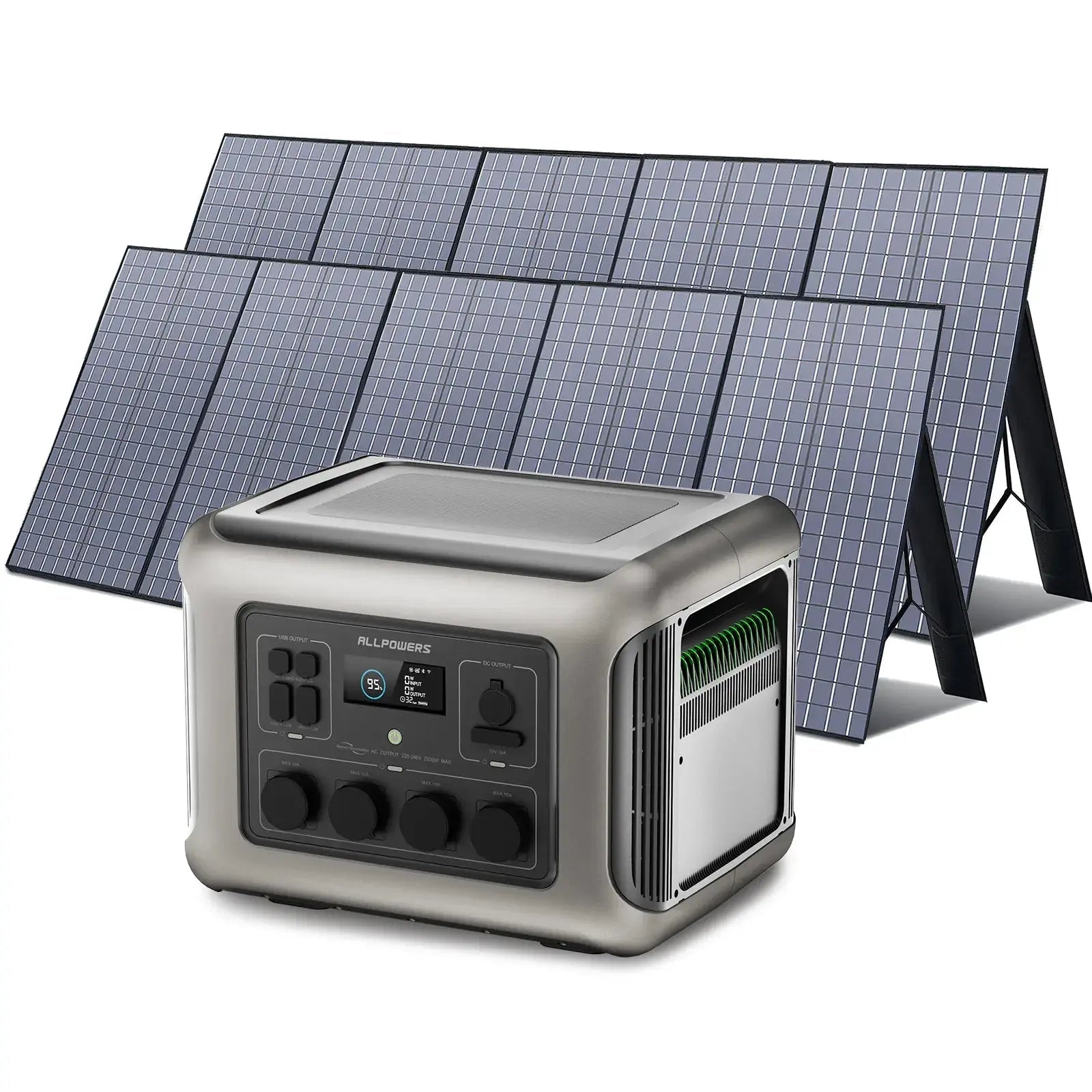 ALLPOWERS Générateur Solaire 2500W (R2500 + SP037 400W Panneau Solaire) - Vanlife - Store