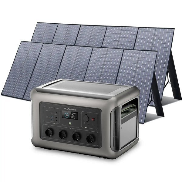 ALLPOWERS Générateur Solaire 3500W (R3500 + 2PCS SP037 400W Panneau Solaire) - Vanlife - Store