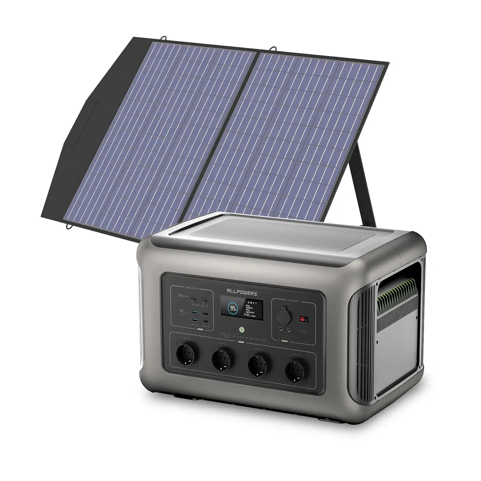 ALLPOWERS Générateur Solaire 3500W (R3500 + SP027 100W Panneau Solaire) - Vanlife - Store