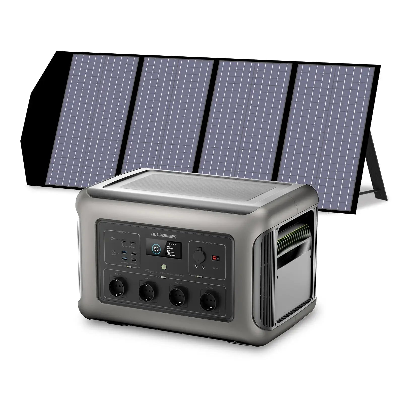 ALLPOWERS Générateur Solaire 3500W (R3500 + SP029 140W Panneau Solaire) - Vanlife - Store