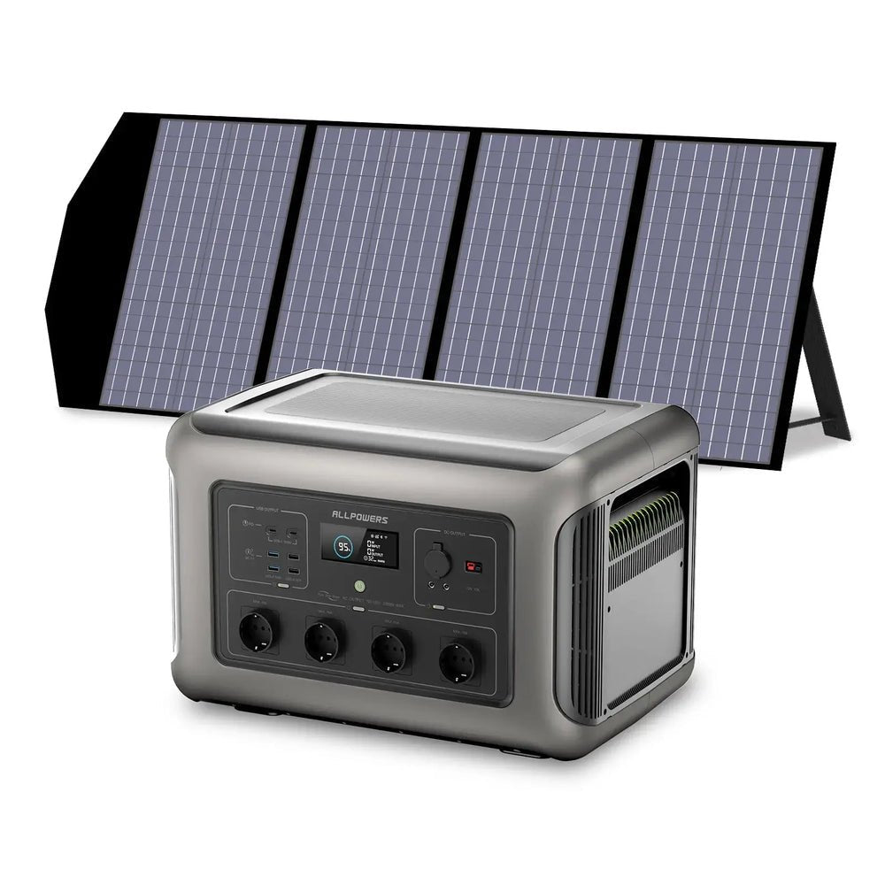 ALLPOWERS Générateur Solaire 3500W (R3500 + SP029 140W Panneau Solaire) - Vanlife - Store