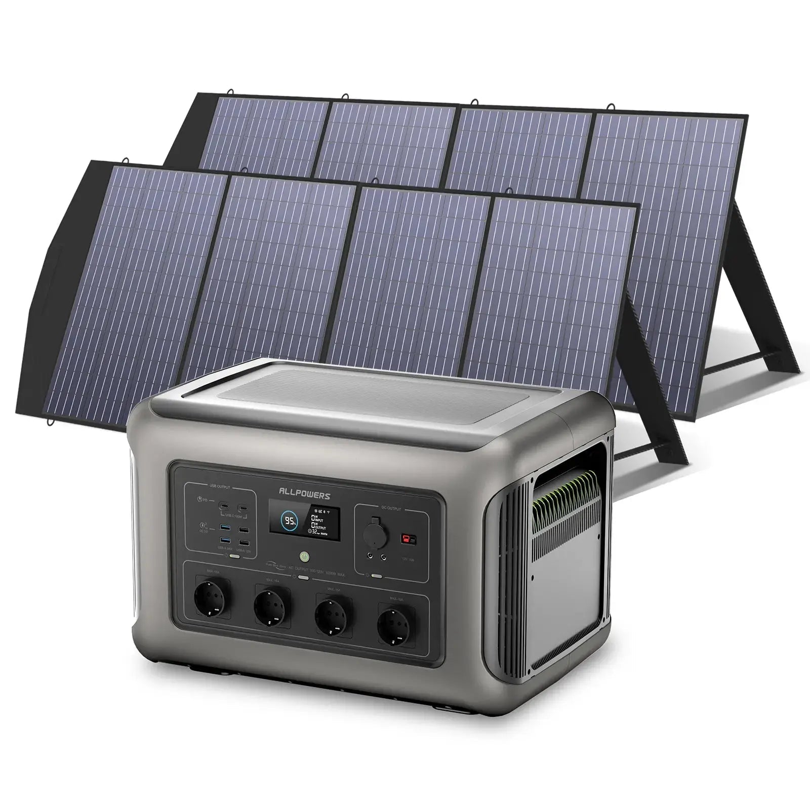 ALLPOWERS Générateur Solaire 3500W (R3500 + SP033 200W Panneau Solaire) - Vanlife - Store