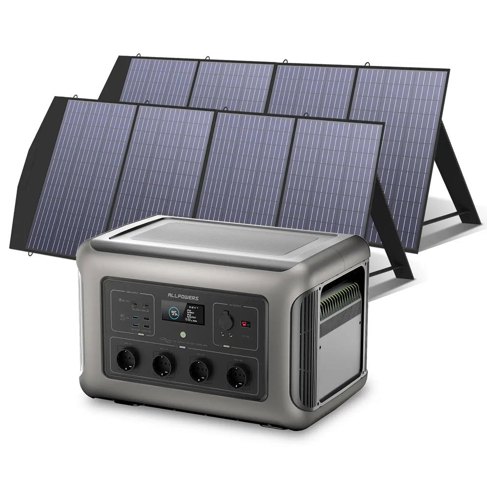 ALLPOWERS Générateur Solaire 3500W (R3500 + SP033 200W Panneau Solaire) - Vanlife - Store