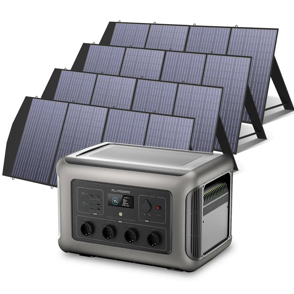 ALLPOWERS Générateur Solaire 3500W (R3500 + SP033 200W Panneau Solaire) - Vanlife - Store