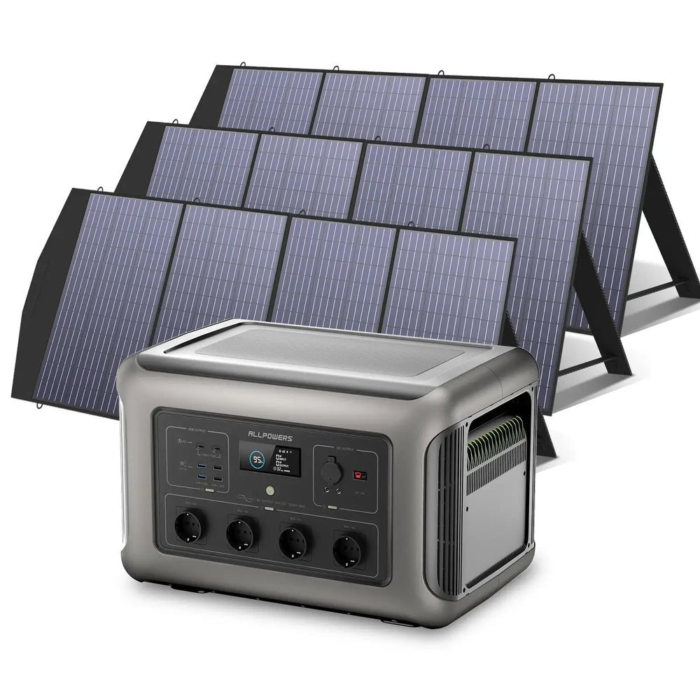 ALLPOWERS Générateur Solaire 3500W (R3500 + SP033 200W Panneau Solaire) - Vanlife - Store