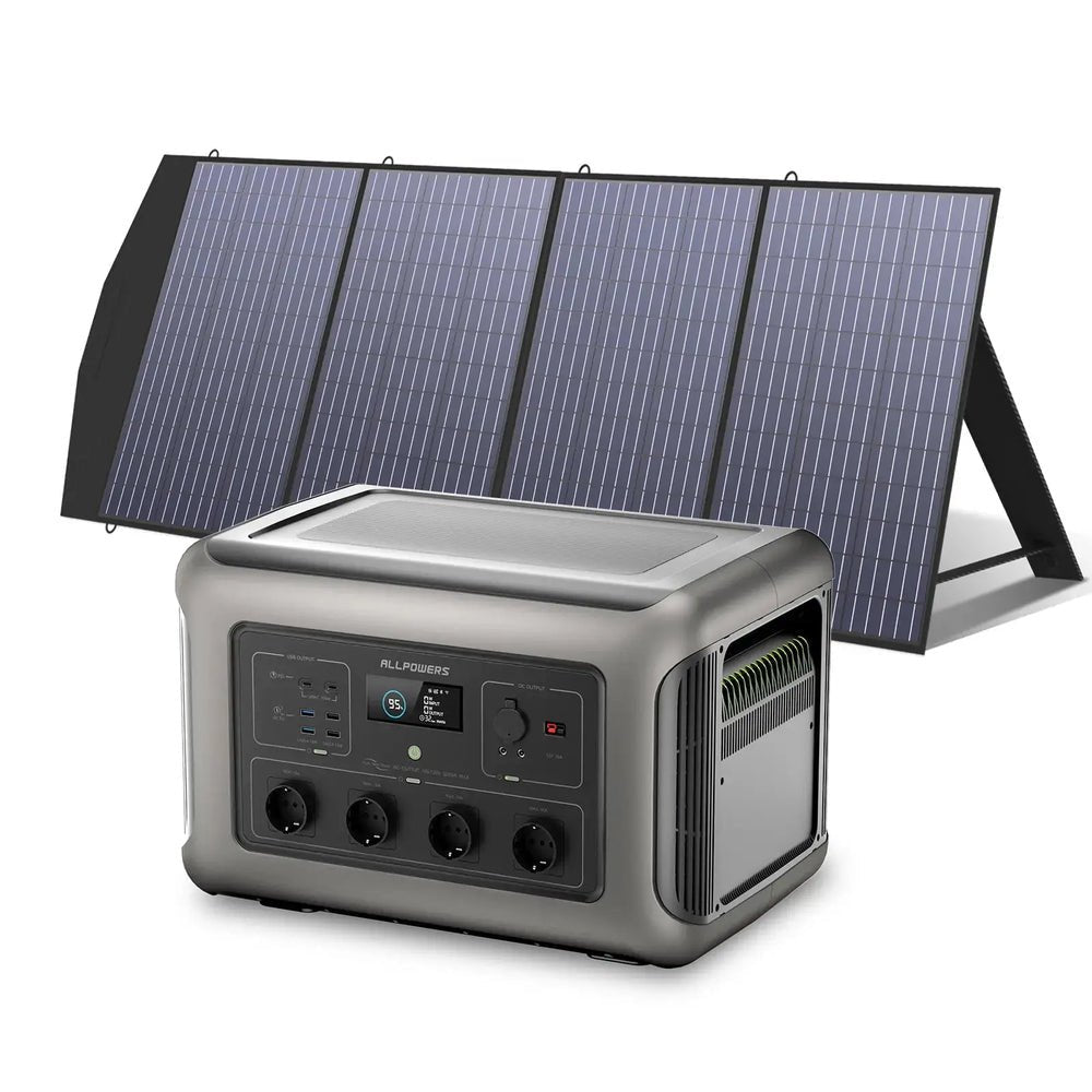 ALLPOWERS Générateur Solaire 3500W (R3500 + SP033 200W Panneau Solaire) - Vanlife - Store