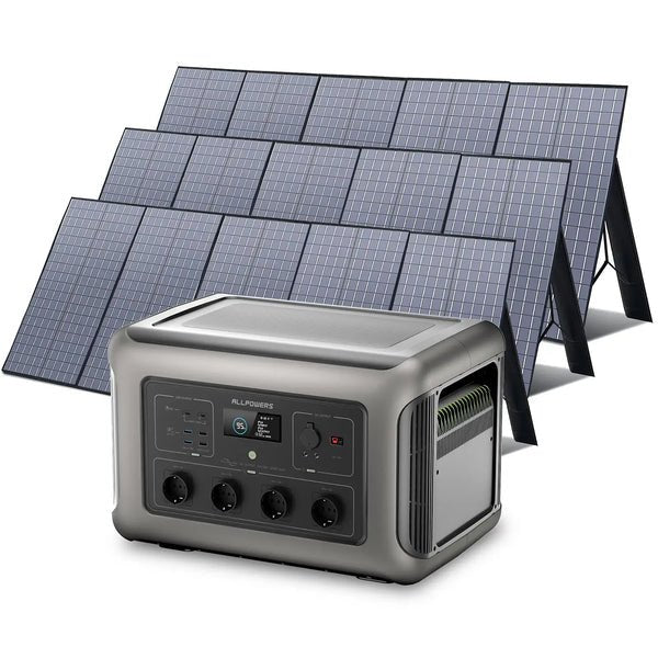 ALLPOWERS Générateur Solaire 3500W (R3500 + SP037 400W Panneau Solaire) - Vanlife - Store