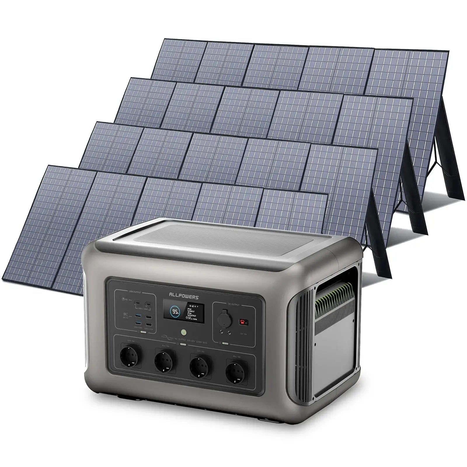 ALLPOWERS Générateur Solaire 3500W (R3500 + SP037 400W Panneau Solaire) - Vanlife - Store