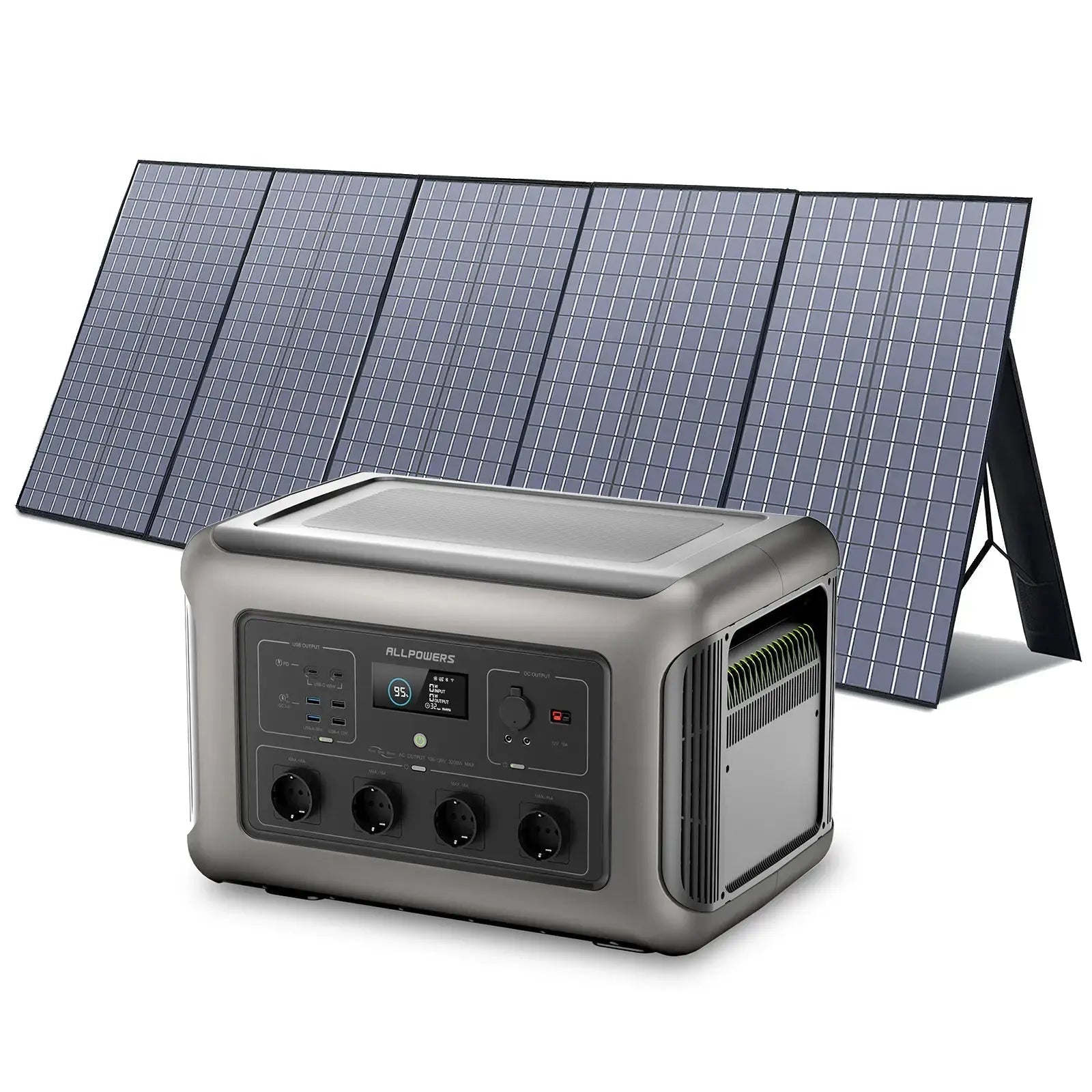ALLPOWERS Générateur Solaire 3500W (R3500 + SP037 400W Panneau Solaire) - Vanlife - Store