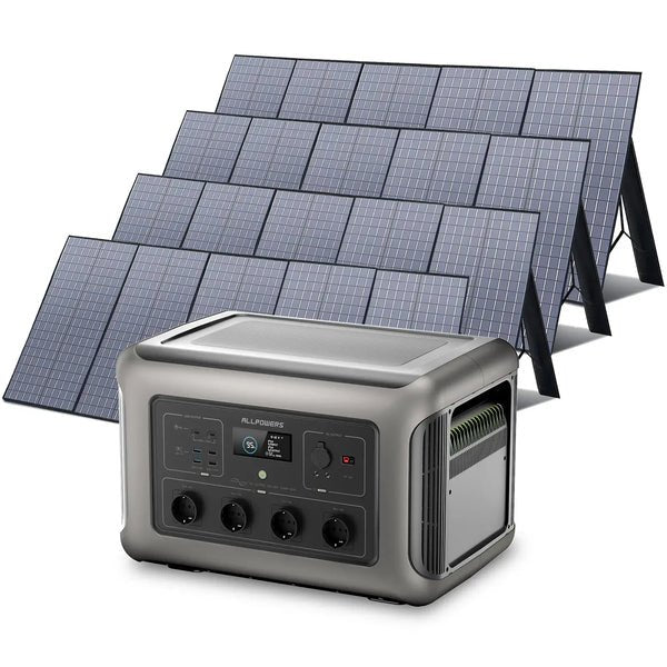 ALLPOWERS Générateur Solaire 3500W (R3500 + SP037 400W Panneau Solaire) - Vanlife - Store