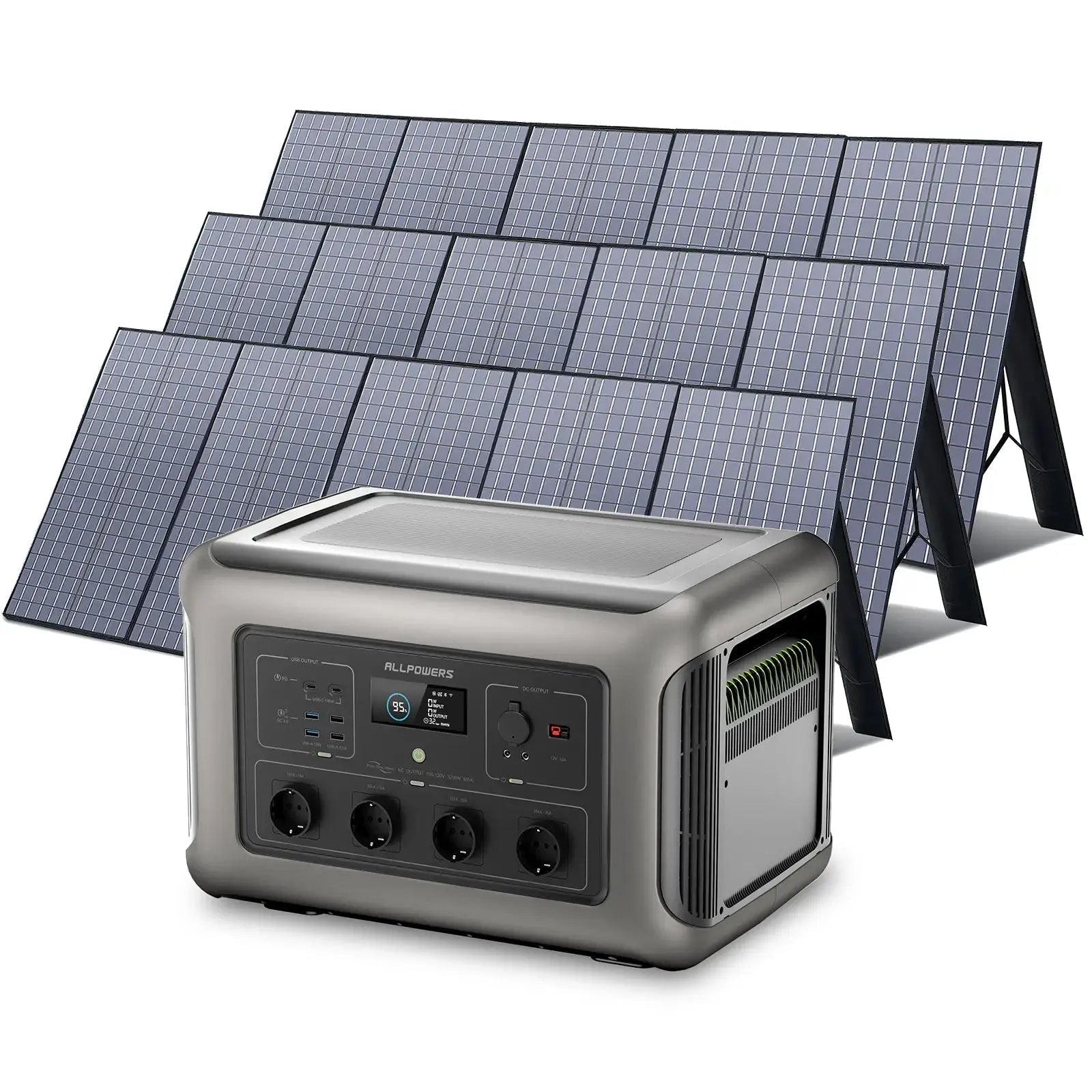 ALLPOWERS Générateur Solaire 3500W (R3500 + SP037 400W Panneau Solaire) - Vanlife - Store