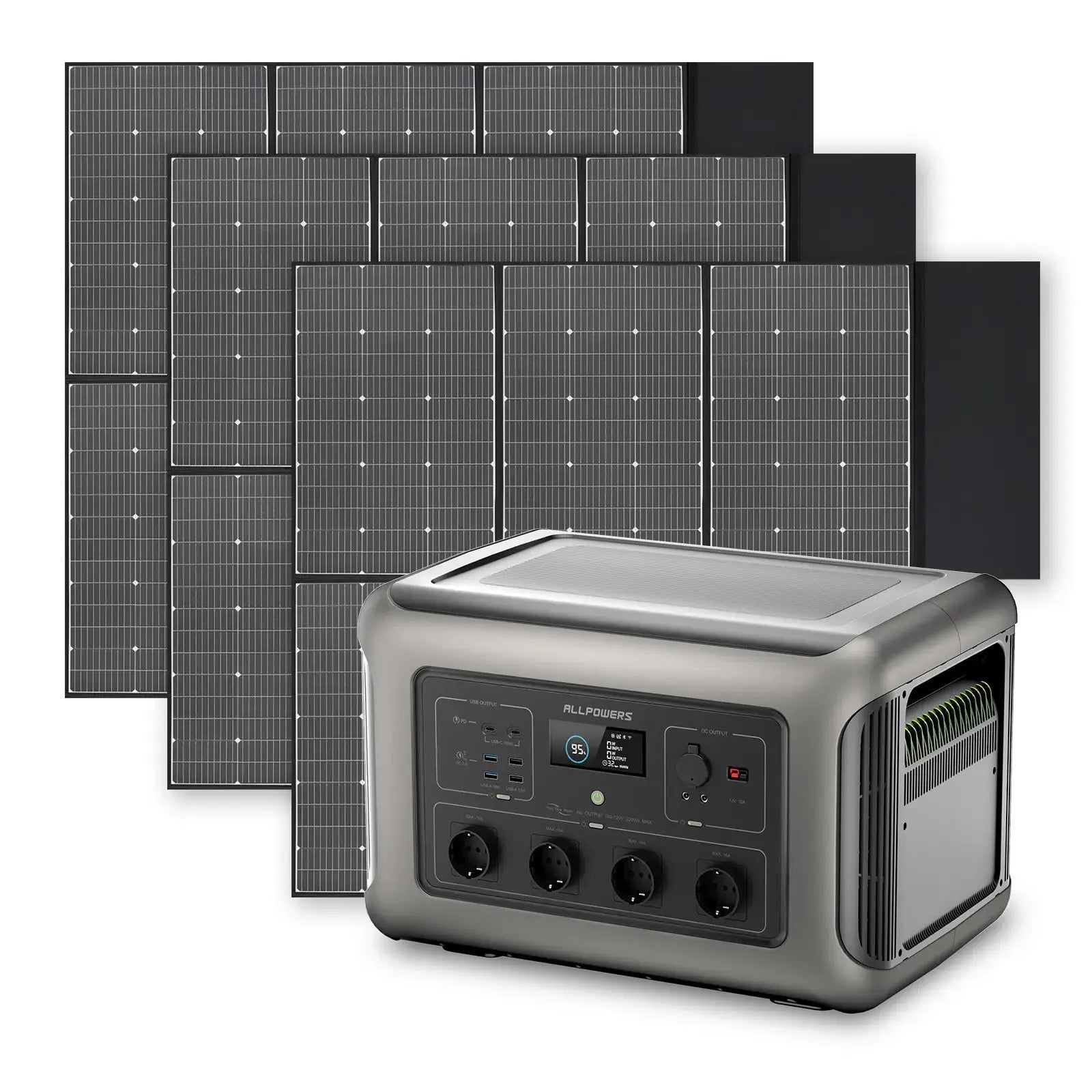 ALLPOWERS Générateur Solaire 3500W (R3500 + SP039 600W Panneau Solaire) - Vanlife - Store