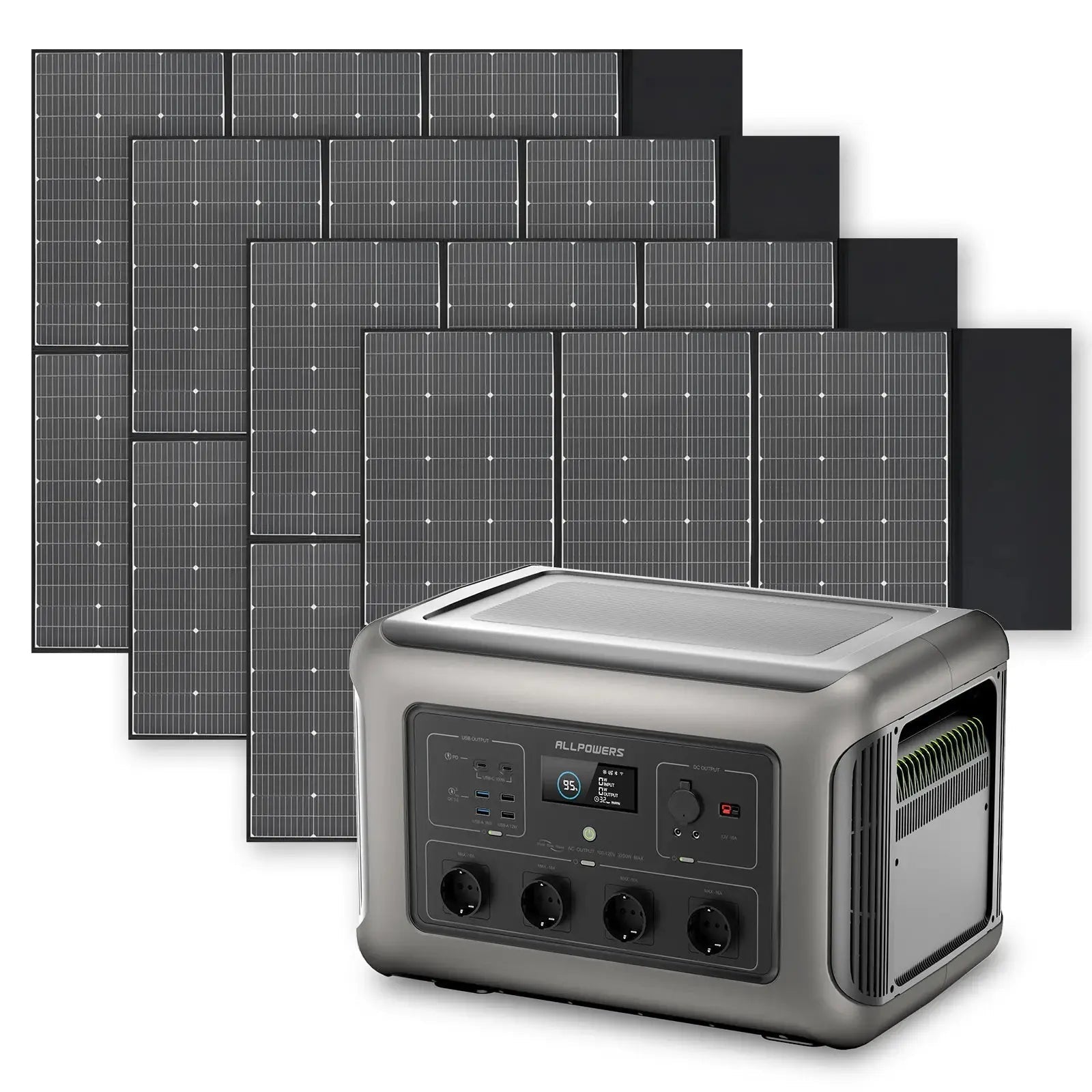 ALLPOWERS Générateur Solaire 3500W (R3500 + SP039 600W Panneau Solaire) - Vanlife - Store
