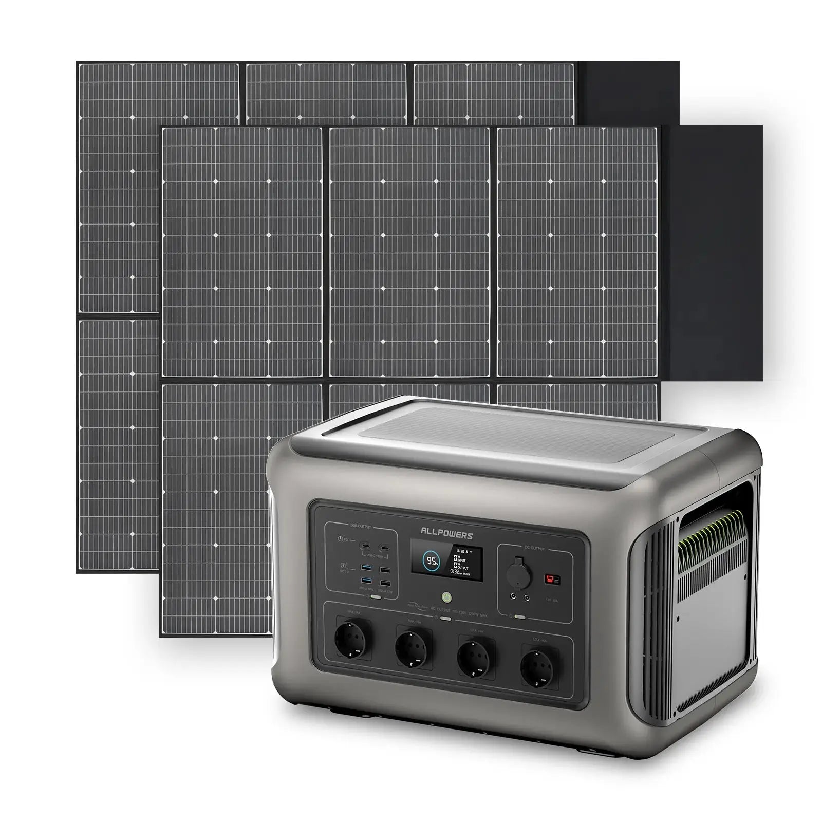ALLPOWERS Générateur Solaire 3500W (R3500 + SP039 600W Panneau Solaire) - Vanlife - Store