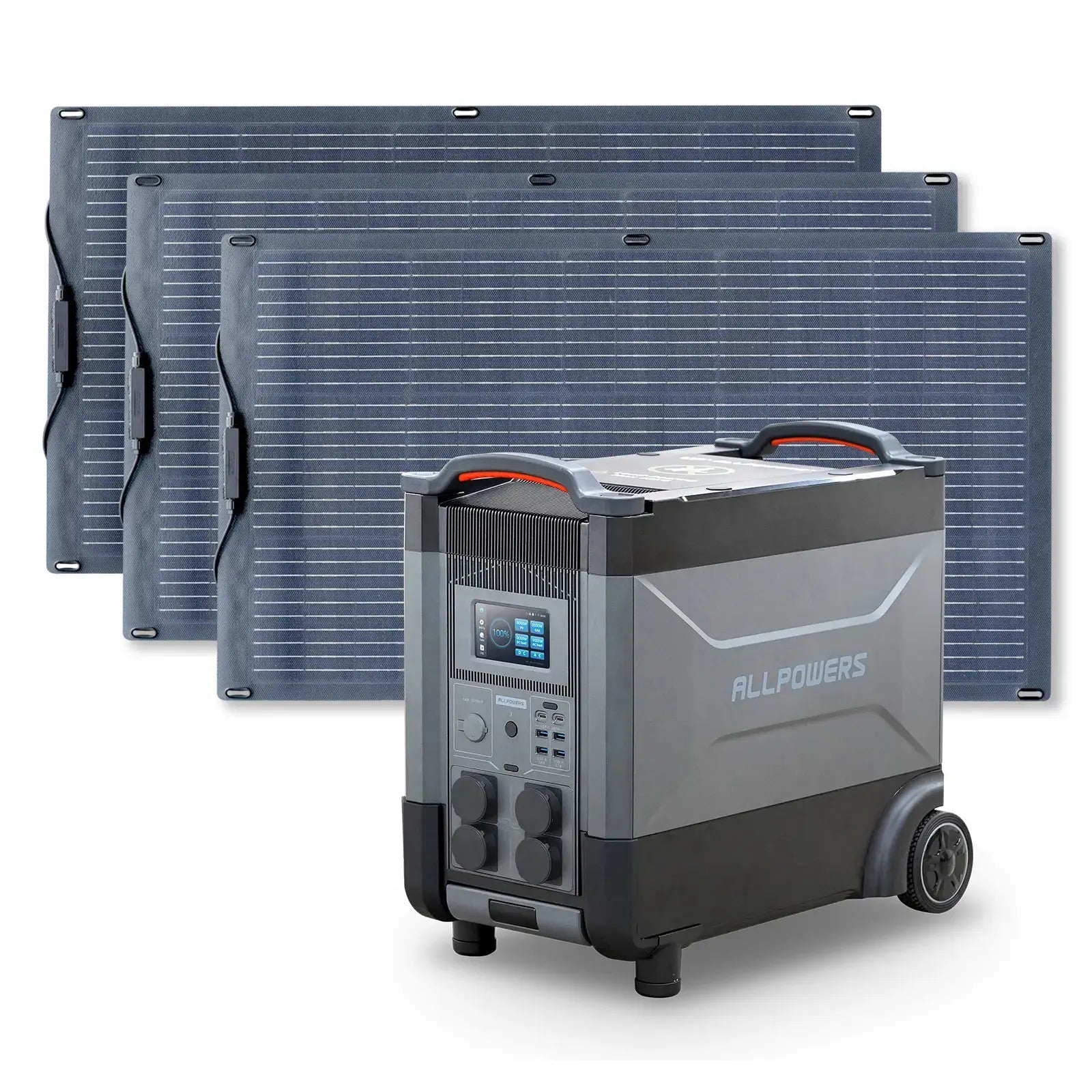 ALLPOWERS Générateur Solaire 4000W (R4000 + SF100 100W Panneau Solaire Flexible) - Vanlife - Store