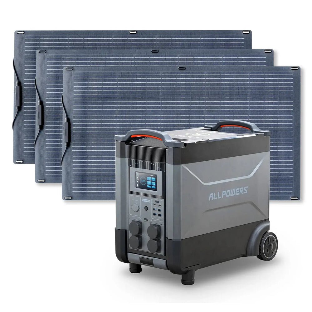 ALLPOWERS Générateur Solaire 4000W (R4000 + SF100 100W Panneau Solaire Flexible) - Vanlife - Store