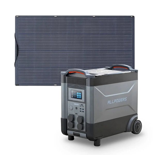 ALLPOWERS Générateur Solaire 4000W (R4000 + SF200 200W Panneau Solaire Flexible) - Vanlife - Store
