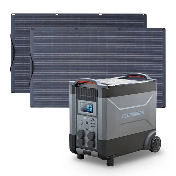 ALLPOWERS Générateur Solaire 4000W (R4000 + SF200 200W Panneau Solaire Flexible) - Vanlife - Store