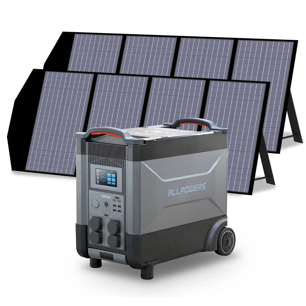ALLPOWERS Générateur Solaire 4000W (R4000 + SP029 140W Panneau Solaire) - Vanlife - Store
