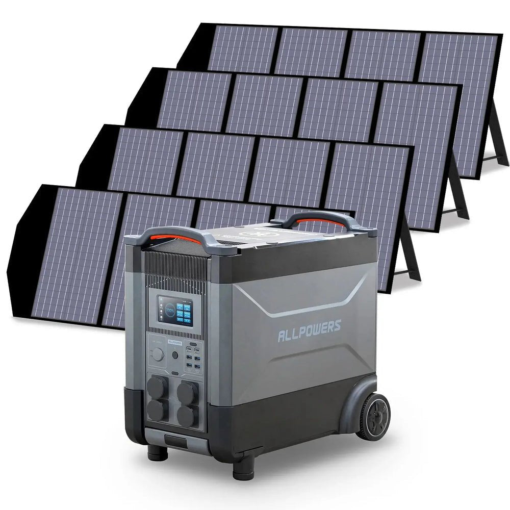 ALLPOWERS Générateur Solaire 4000W (R4000 + SP029 140W Panneau Solaire) - Vanlife - Store