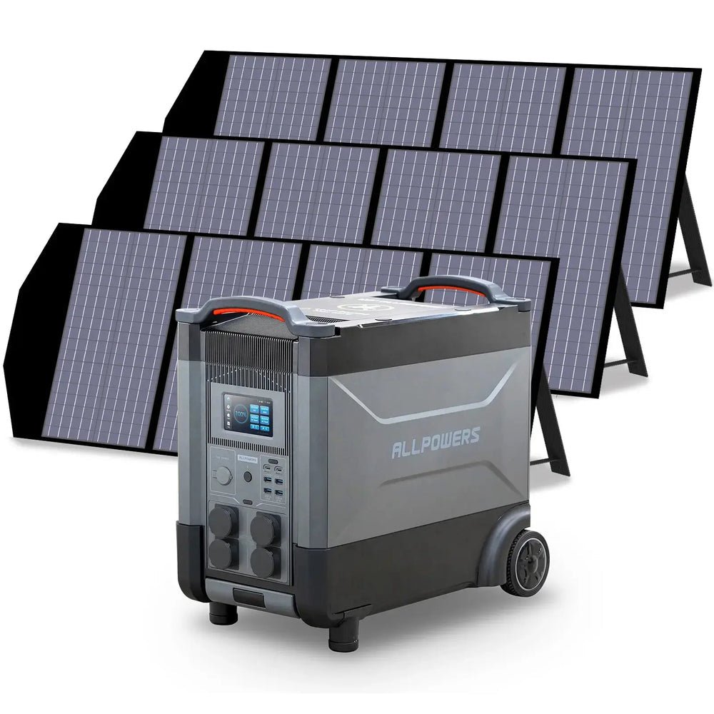ALLPOWERS Générateur Solaire 4000W (R4000 + SP029 140W Panneau Solaire) - Vanlife - Store