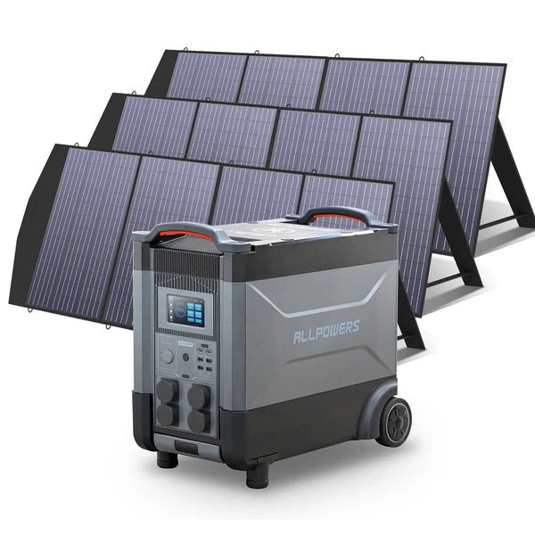 ALLPOWERS Générateur Solaire 4000W (R4000 + SP033 200W Panneau Solaire) - Vanlife - Store