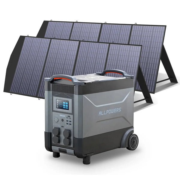 ALLPOWERS Générateur Solaire 4000W (R4000 + SP033 200W Panneau Solaire) - Vanlife - Store
