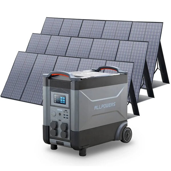 ALLPOWERS Générateur Solaire 4000W (R4000 + SP037 400W Panneau Solaire) - Vanlife - Store
