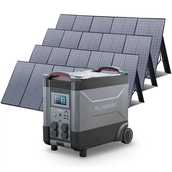 ALLPOWERS Générateur Solaire 4000W (R4000 + SP037 400W Panneau Solaire) - Vanlife - Store