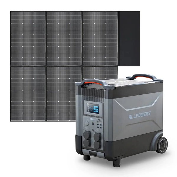 ALLPOWERS Générateur Solaire 4000W (R4000 + SP039 Panneau Solaire 600W) - Vanlife - Store