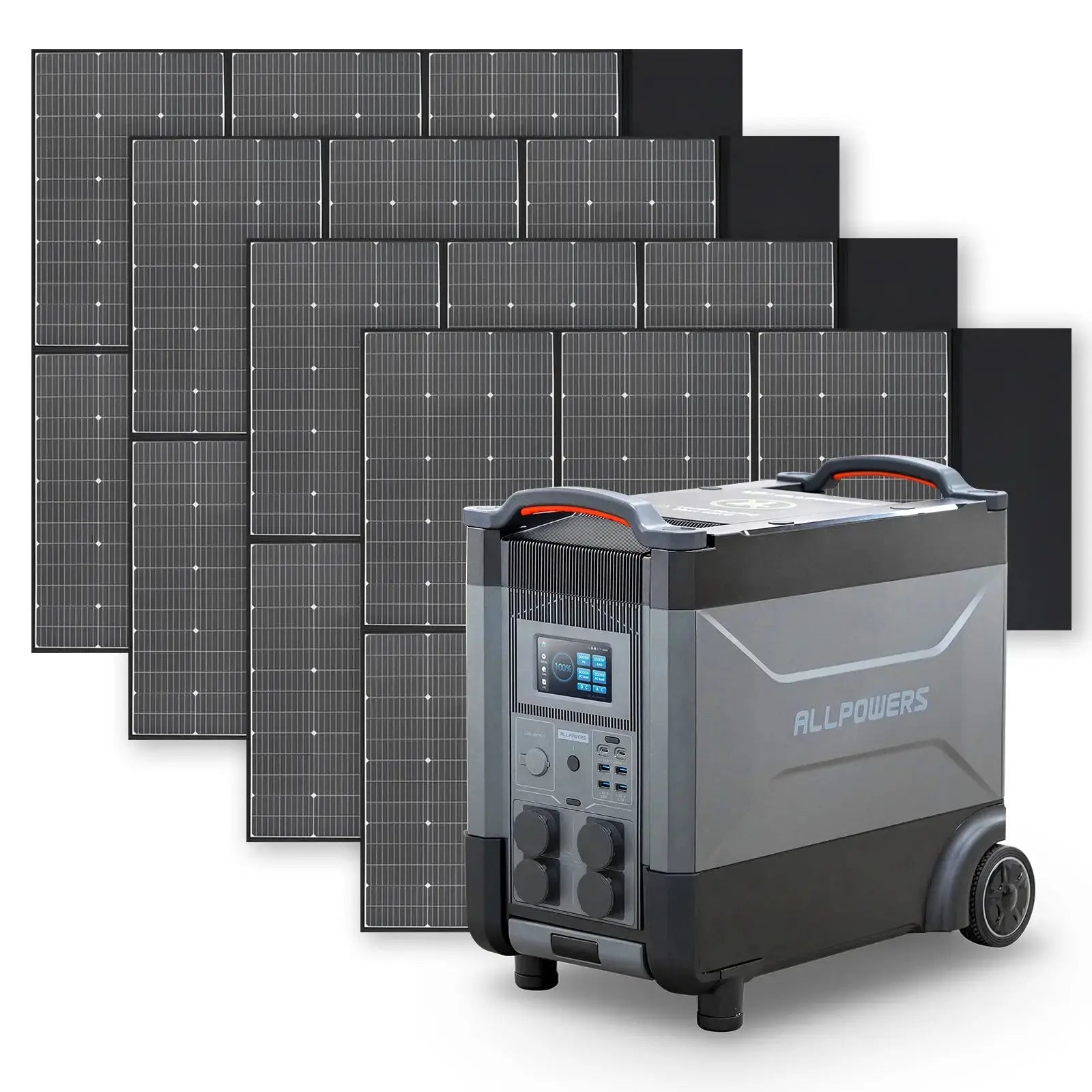 ALLPOWERS Générateur Solaire 4000W (R4000 + SP039 Panneau Solaire 600W) - Vanlife - Store