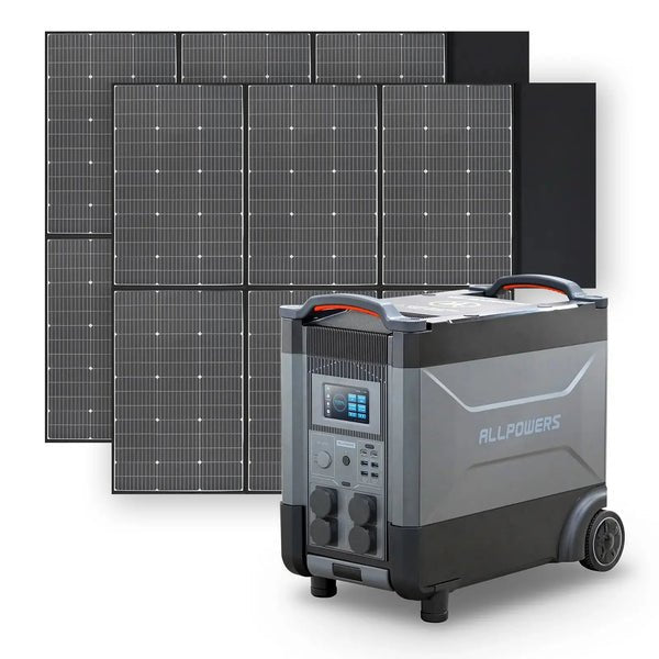 ALLPOWERS Générateur Solaire 4000W (R4000 + SP039 Panneau Solaire 600W) - Vanlife - Store