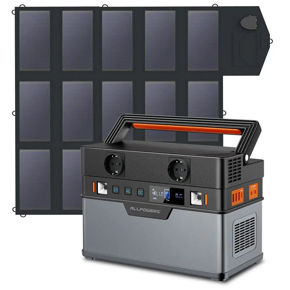 ALLPOWERS Générateur Solaire 700W (S700 + SP012 100W Panneau Solaire) - Vanlife - Store