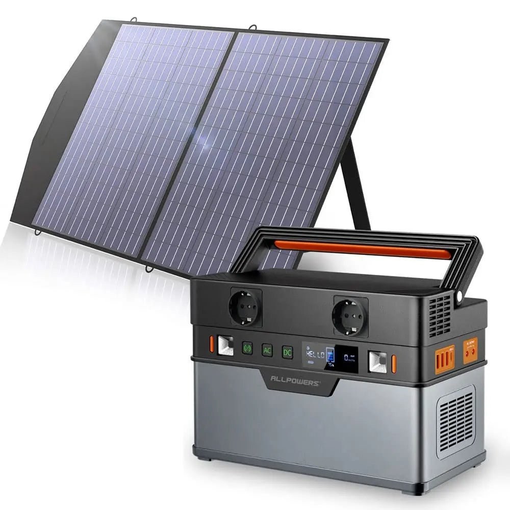 ALLPOWERS Générateur Solaire 700W (S700 + SP027 100W Panneau Solaire) - Vanlife - Store