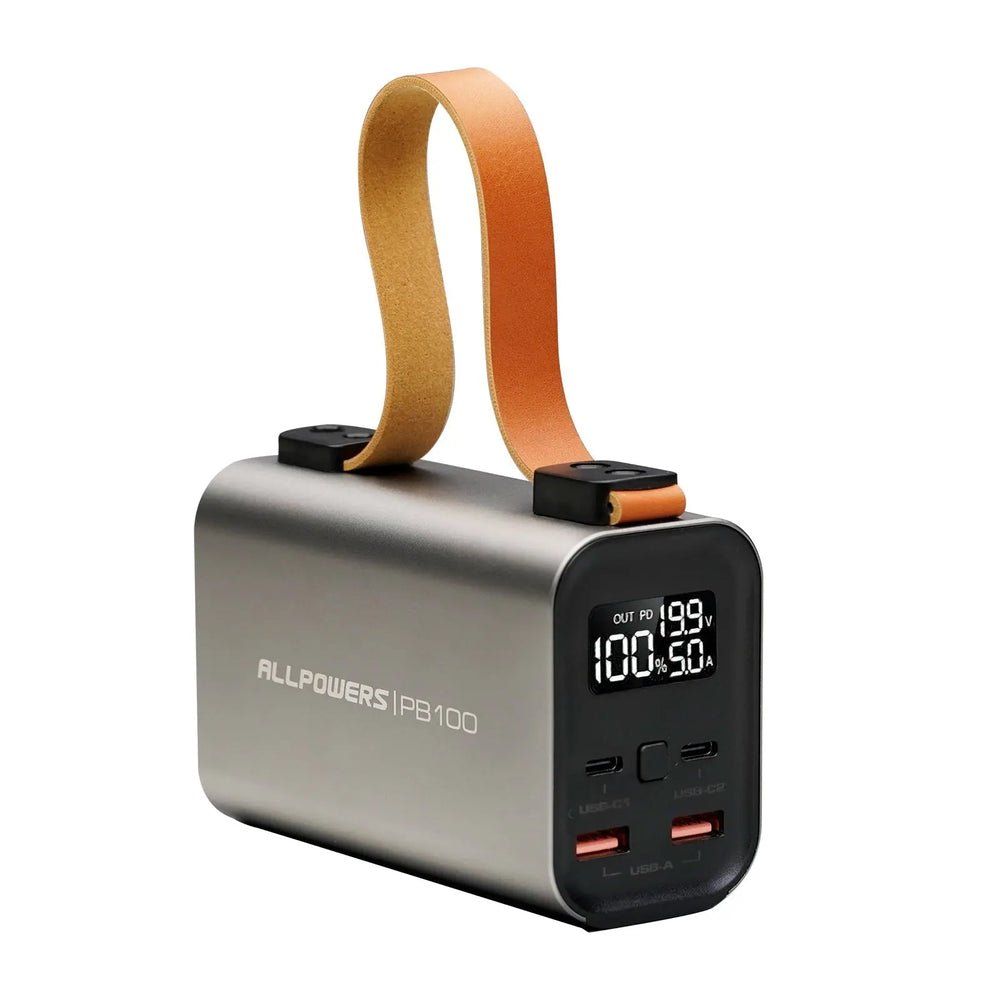 ALLPOWERS PB100 Batterie externe portable 100W 24000mAh - Vanlife - Store