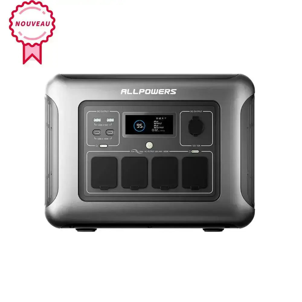 ALLPOWERS R1500 LITE Station électrique portable 1600W 1056Wh - Vanlife - Store