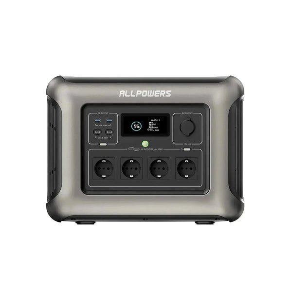 ALLPOWERS R1500 Station électrique portable 1800W 1152Wh Batterie LiFeP04 - Vanlife - Store
